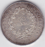 Franta 50 Francs franci 1977