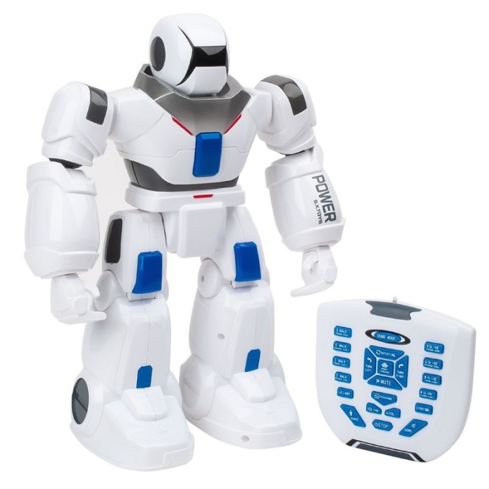 Robot cu telecomanda IR, 38 cm, lumini si sunete, 3 ani+