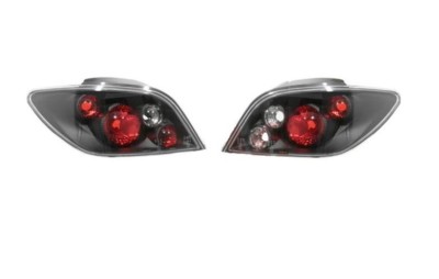 Set stopuri spate tuning lampa Peugeot 307 Hatchback 03.2001-09.2005 BestAutoVest partea Dreapta+Stanga, transparent+negru foto