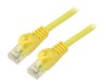 Cablul Patch Cord U/UTP 6 litat CCA PVC galben 20m 26AWG, Lanberg