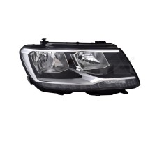 Far Volkswagen Tiguan, 05.2016-12.2020, model: Allspace, montare fata, dreapta, cu lumini de zi tip LED; H7+H7+LED+PY21W; electric; cu motor; halogen