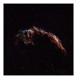 Tablou Canvas Nebuloasă Cosmică Multicolor pentru Decorarea Interiorului, 26 x 39 cm, CMCLASS