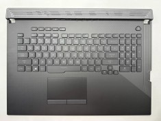Carcasa superioara cu tastatura palmrest Laptop, Asus, ROG Strix G G731G, G731GV, G731GW, G731GU, G731GT, 90NR01T2-R32UI0, 90NR01T2-R32UA0, 13NR01Q2AP