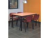 MOBILIER DE CANTINA COLORAT: MASA+4 SCAUNE, FIRST