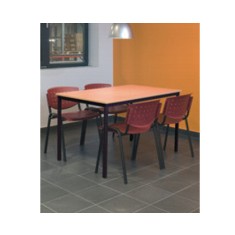 MOBILIER DE CANTINA COLORAT: MASA+4 SCAUNE, FIRST