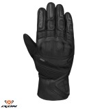 Manusi barbati pentru scuter - motocicleta Roadster iarna piele Ixon model Pro Hawker MS culoare: negru &ndash; degete tactile (100% waterproof + protectie