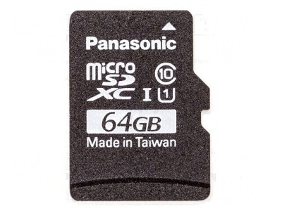 MicroSD card 64GB FLASH for Raspbian operating system foto