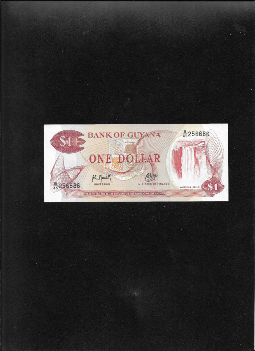 Guyana 1 dollar 1966(92) seria256686 unc