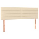 Cumpara ieftin Tablii de pat, crem, 144x5x78/88 cm, textil