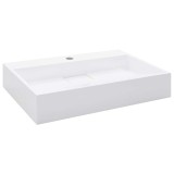 Cumpara ieftin Chiuveta, alb, 60x38x11 cm, conglomerat turnat mineral/marmura