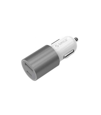 Incarcator auto USB Type C 12V-5V 3.1A 15.5W argintiu Orico UCF-2U foto