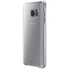Capac de protectie Samsung Clear Cover pentru Galaxy S7, Silver, Argintiu, Alt material, Carcasa
