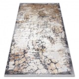 Covor LUCE 74 modern Pavaj cărămidă vintage - structural gri / muştar, 115x170 cm