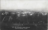 CP724N Sft Gheorghe, Vedere generală/Sepsiszentgy&ouml;rgy, L&aacute;tk&eacute;p, carte poștală circulată Sf&acirc;ntu Gheorghe &ndash; Spineni, Olt, 1931, Circulata, Printata