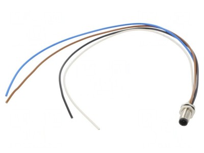 Conector M5 Tată PIN 4 Aurit IP67 foto