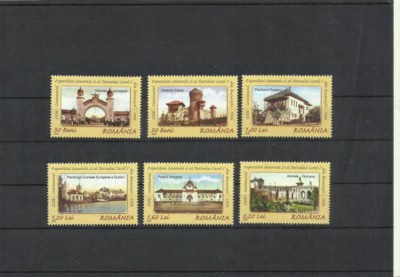 Romania MNH 2006 - Centenarul Expozitiei Generale Parcul Carol -LP 1724 serieX10 foto