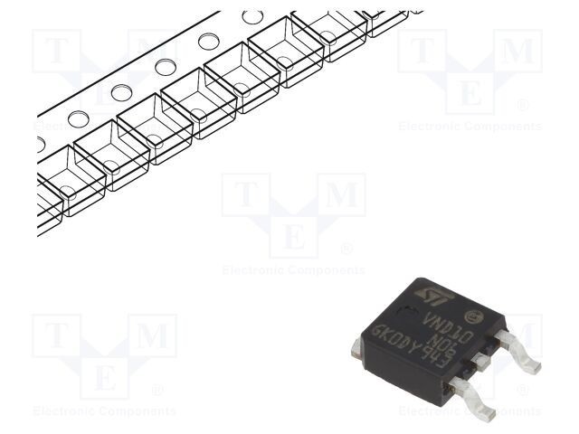 Comutator de putere STMicroelectronics low-side 6A SMD DPAK 1 canal
