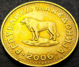 Moneda 1 DENAR - MACEDONIA, anul 2006 * cod 1962 B
