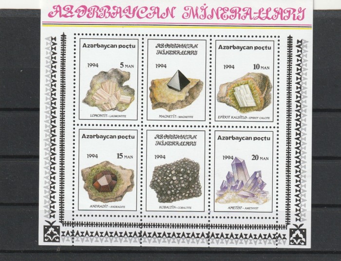 Minerale,roci,1994,Azerbaijan.