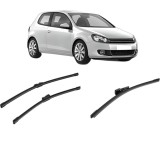 Cumpara ieftin Set 3 stergatoare Volkswagen GOLF VI (5K1) 2008-2013, parbriz si luneta, Bosch Aerotwin