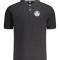 Tricou polo barbati, cu imprimeu cu logo, Regular fit, Negru, S