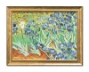 Tablou celebru inramat pictat manual, Irisi la Saint-Remy, 45x35cm ulei pe panza reproducere Vincent van Gogh - Magistral