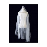 Cumpara ieftin Voal de mireasă cu decor de perle