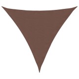 Cumpara ieftin Parasolar, maro, 6x6x6 m, tesatura oxford, triunghiular