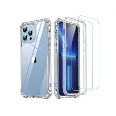 Husa pentru iPhone 13 Pro + 2x Folie - ESR Air Armor 360 - Clear