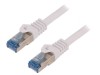 Patch Cord S/FTP Cat 6a LSZH Gri 250mm 26AWG, Logilink