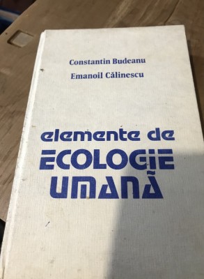 M. Elemente de Ecologie umana foto