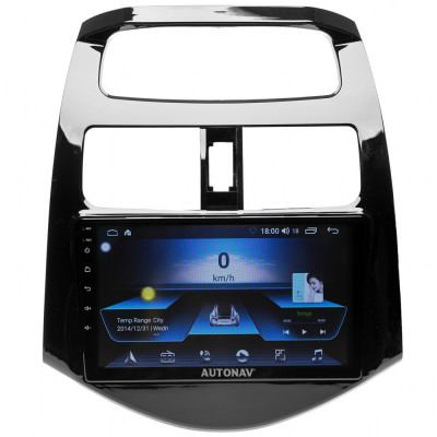 Navigatie Chevrolet Spark 2009-2015 AUTONAV Android GPS Dedicata, Model Classic, Memorie 64GB Stocare, 4GB DDR3 RAM, Display 9&amp;quot; Full-Touch, WiFi, 2 x foto