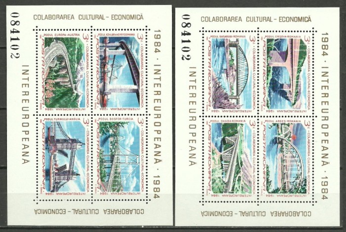 1984 - Colaborarea intereuropeana, poduri, blocuri neuzate