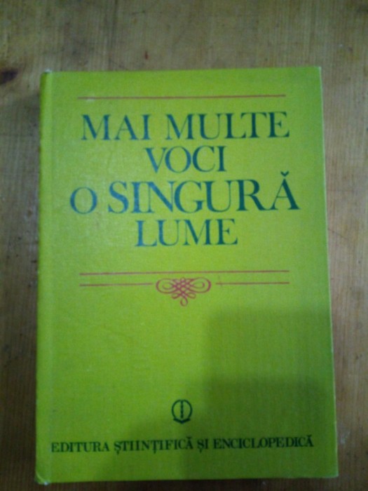 Mai multe voci o singura lume-Comisia O.N.U
