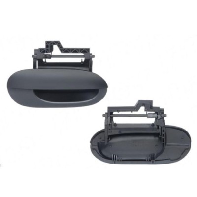 Maner usa exterior Bmw Seria 5 E39, 1996-06.2004, negru/primer, Dreapta, fata /spate foto