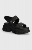 Cumpara ieftin Timberland sandale de piele Adley Way Sandal femei, culoarea negru, TB0A5URZ0151