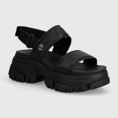 Timberland sandale de piele Adley Way Sandal femei, culoarea negru, TB0A5URZ0151