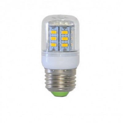 7W E27 Warm White 24 LED`s SMD5730 Corn Bulb AL123 foto