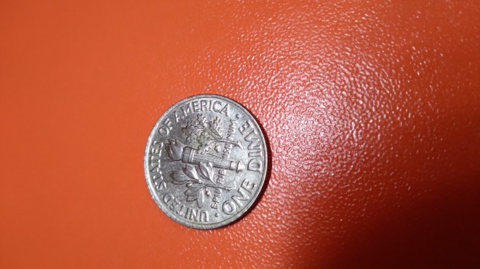 MONEDA USA ONE DIME 2015