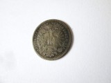 Rara! Austro-Ungaria 10 Kreuzer 1869 argint in stare buna/foarte buna cu patina frumoasa,moneda din imagini
