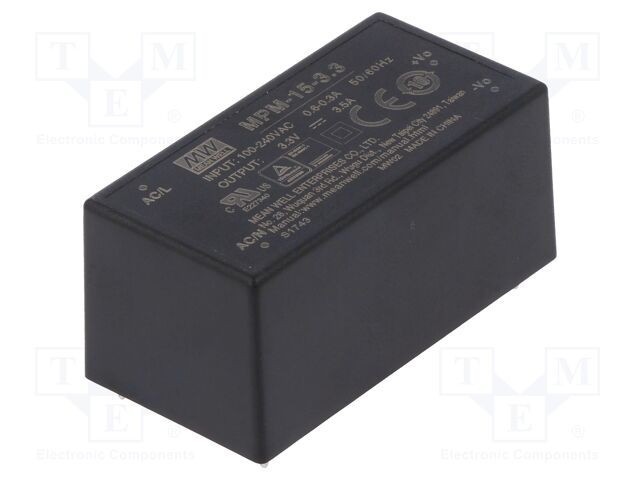 Convertor AC/DC MEAN WELL 11,6W 3,3VDC 3,5A