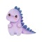 Sticker decorativ Dinozaur, Mov, 55 cm, 6155ST