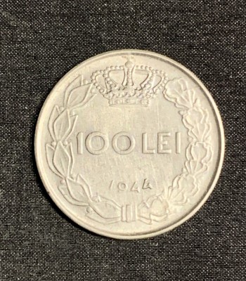 Moneda 100 lei 1944 foto