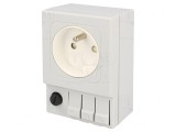 Soclu E 250VAC 6.3A IP20 pentru şină DIN