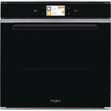 Cuptor incorporabil electric Whirlpool W11I OM1 4MS2 H, Al 6-lea Simt, 73 l, 8 functii, display, timer, clasa A+, negru