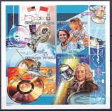 DB1 Cosmos Mali Soiuz Appolo Halley Carl Sagan MS MNH ndt., Nestampilat