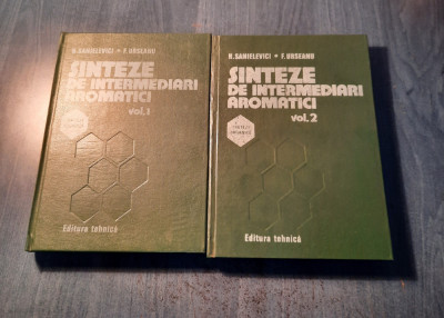 Sinteze de intermediari aromatici Hipolit Sanielevici 2 volume foto