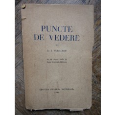 PUNCTE DE VEDERE de D.I. SUCHIANU , 1930