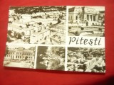 2 Ilustrate Pitesti circulate 1967- Sfatul Popular Regional si 5 vederi