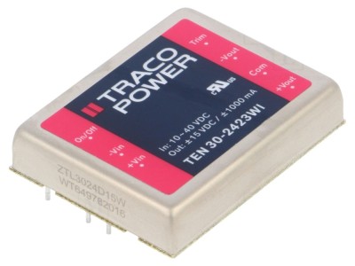 Convertor DC/DC 30W 15V -15V foto